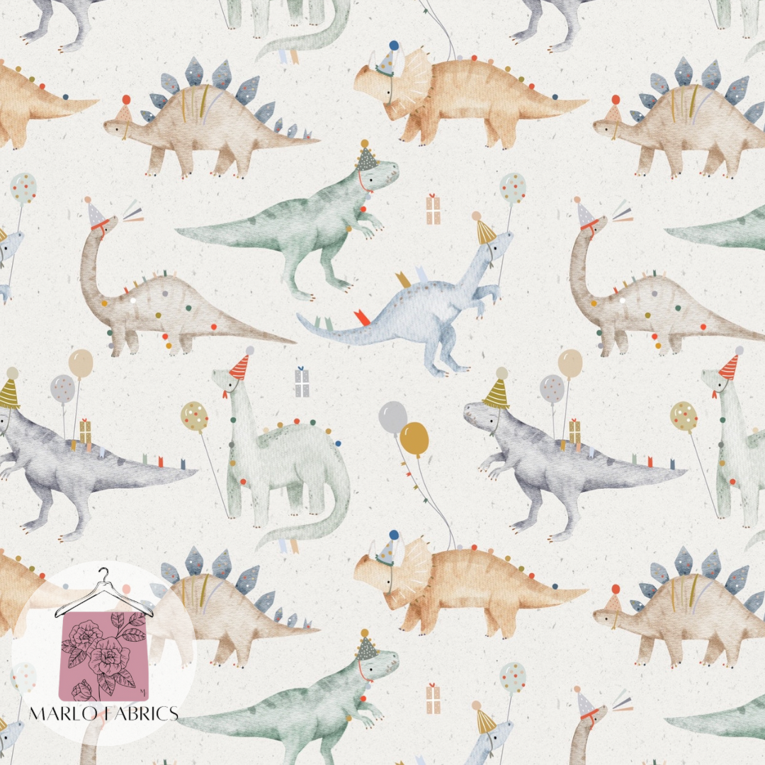 Dino Birthday - Ecru - Pre Order 524