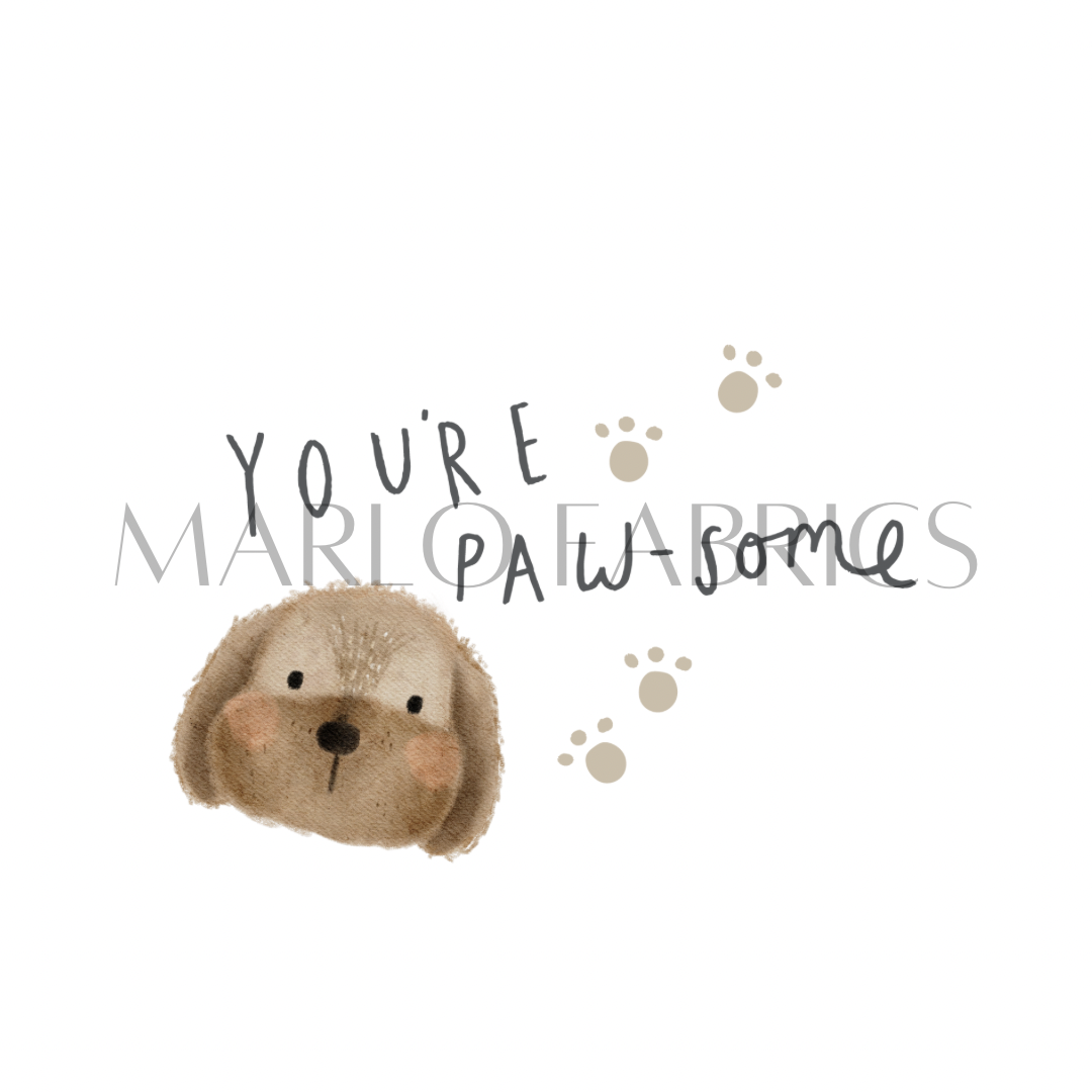 You’re Pawsome - Heat Transfer - IN STOCK