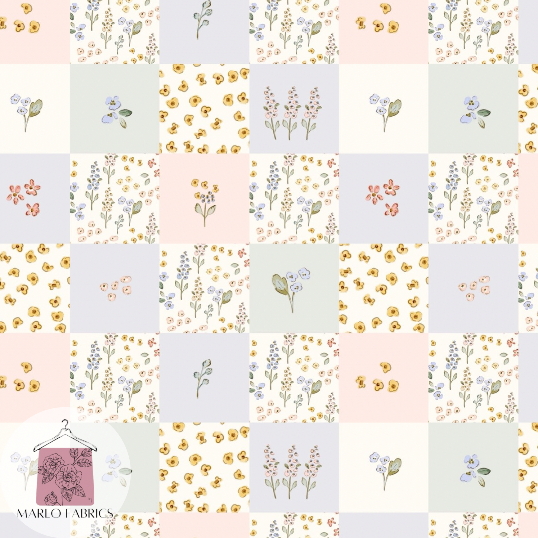 Bunny Floral Quilt- Pre Order 1015