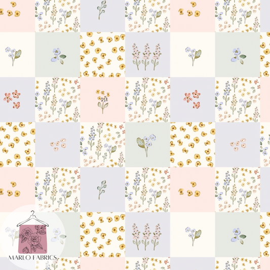 Bunny Floral Quilt- Pre Order 1015