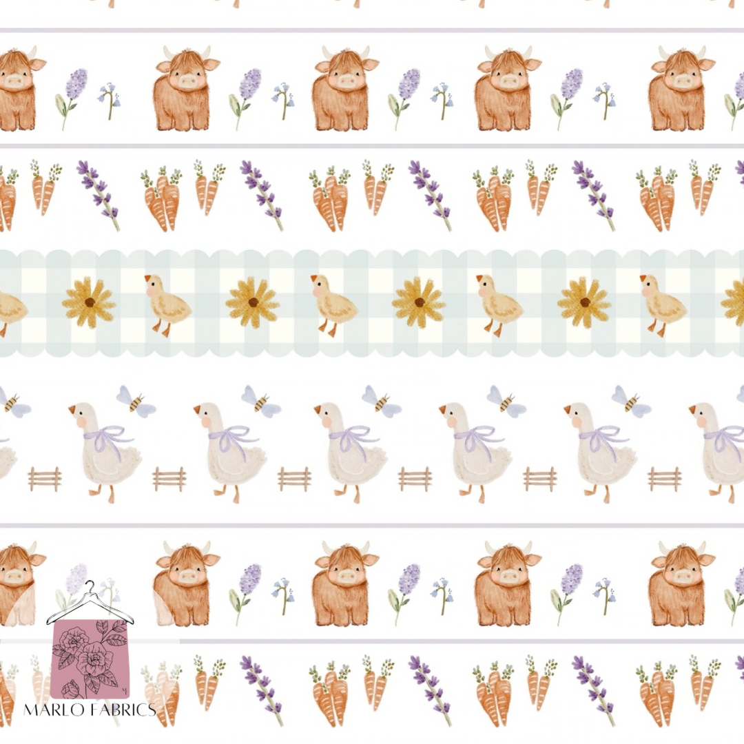 Highland Cow Stripe - Pre Order 952