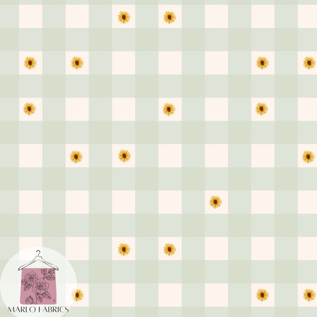 Sunflower Gingham- Pre Order 873