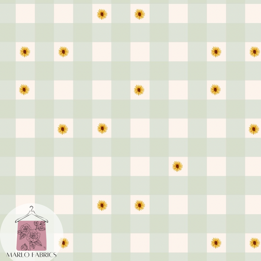 Sunflower Gingham- Pre Order 873