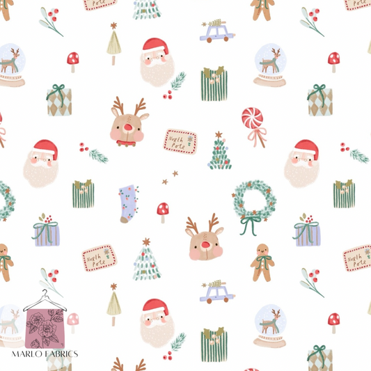 Jolly Christmas - White  - Pre Order 981