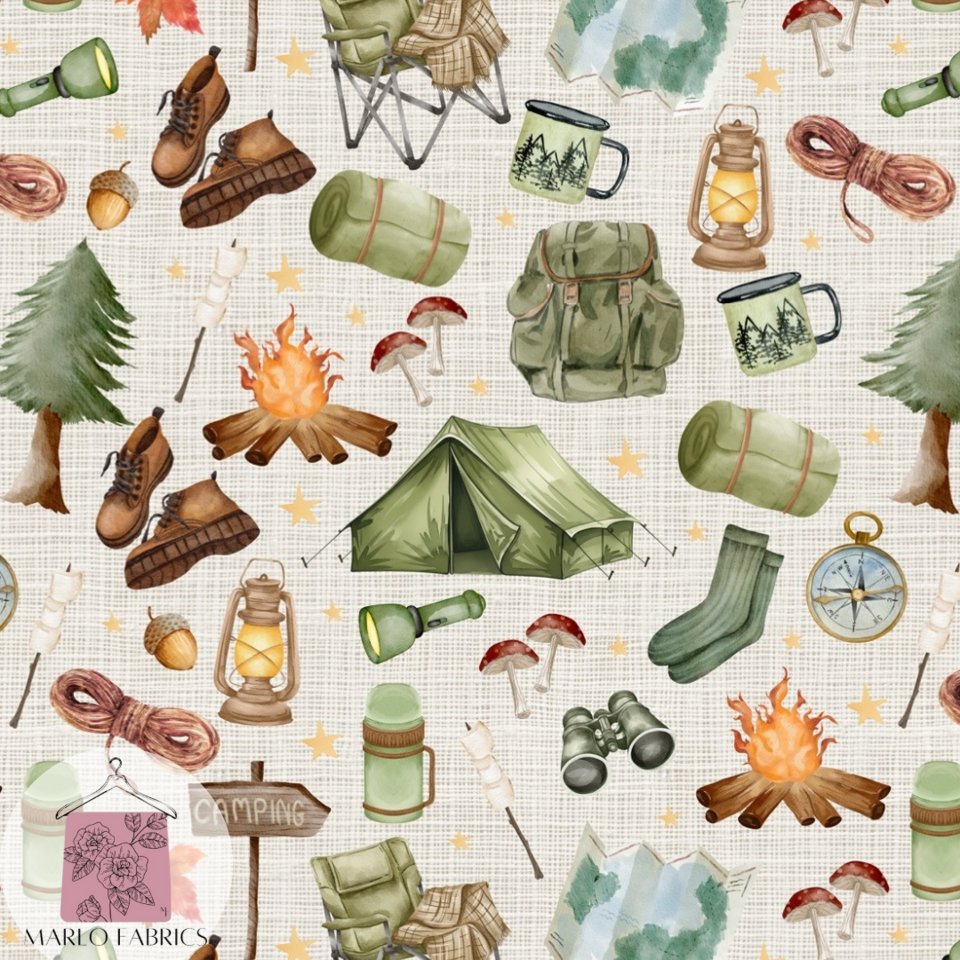 Wild Camping - Linen - Pre Order 837
