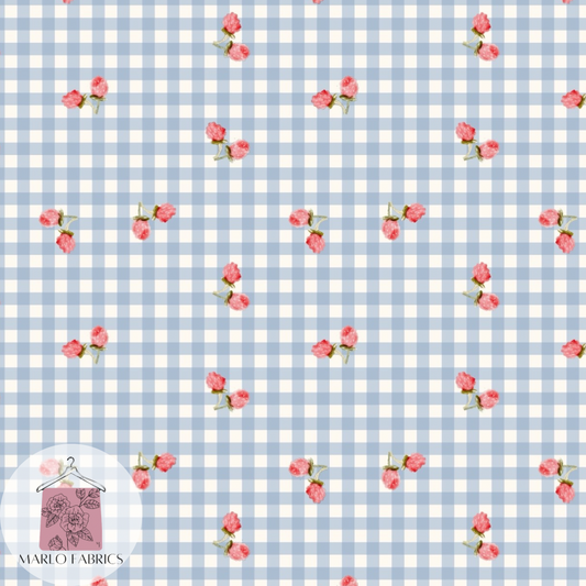 Berry Blue Gingham- Pre Order 906