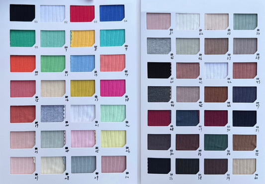 Ribbed Solid Jersey