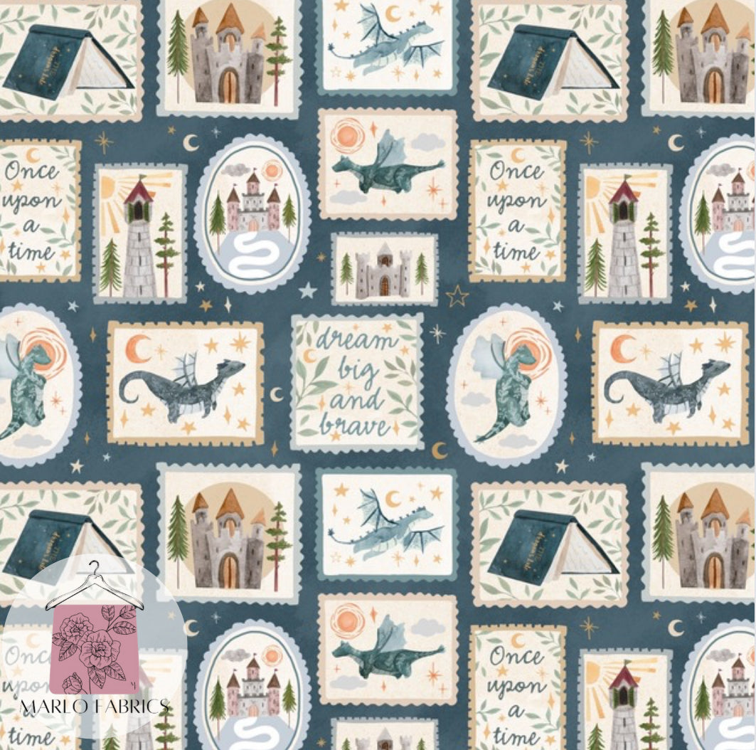 Dragon Stamps - Denim- Pre Order 553