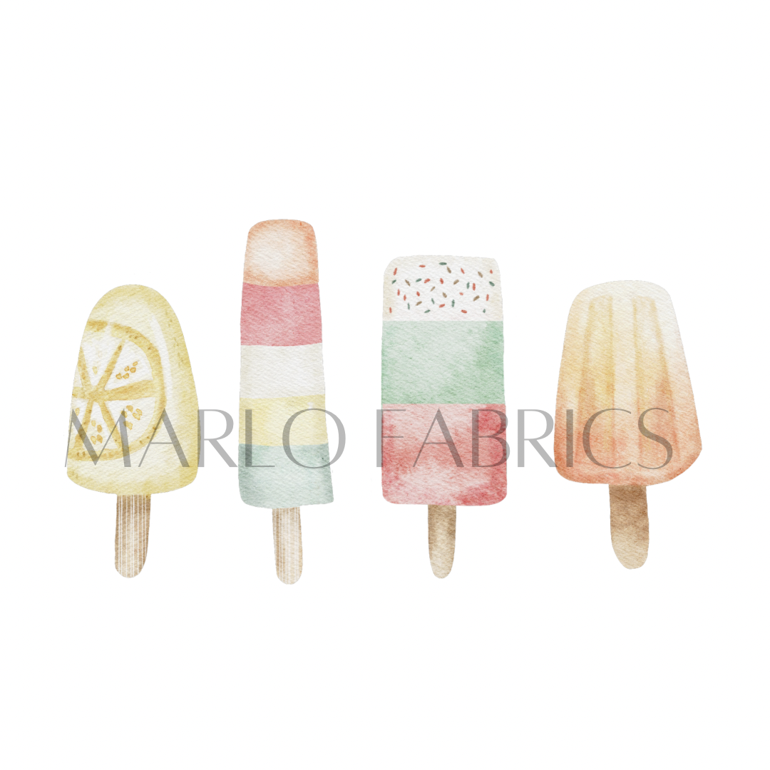 Ice Lollies - Heat Transfer - IN STOCK