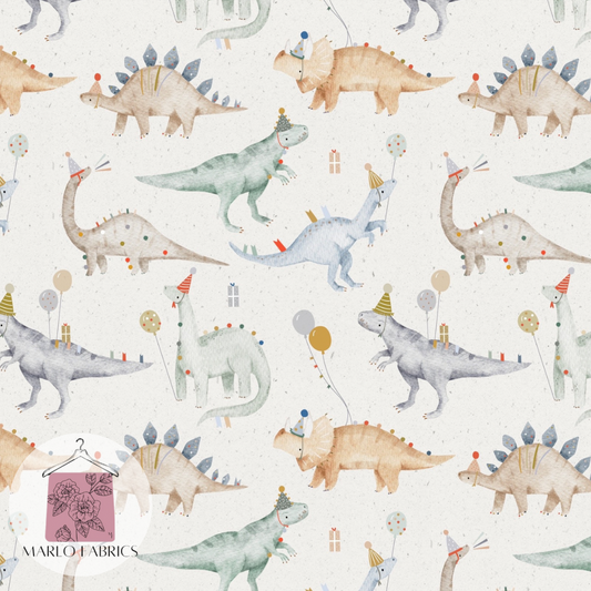 Dino Birthday - Ecru - Pre Order 524