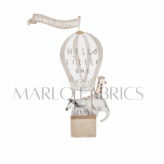 Hello Little One - Balloon - Heat Transfer