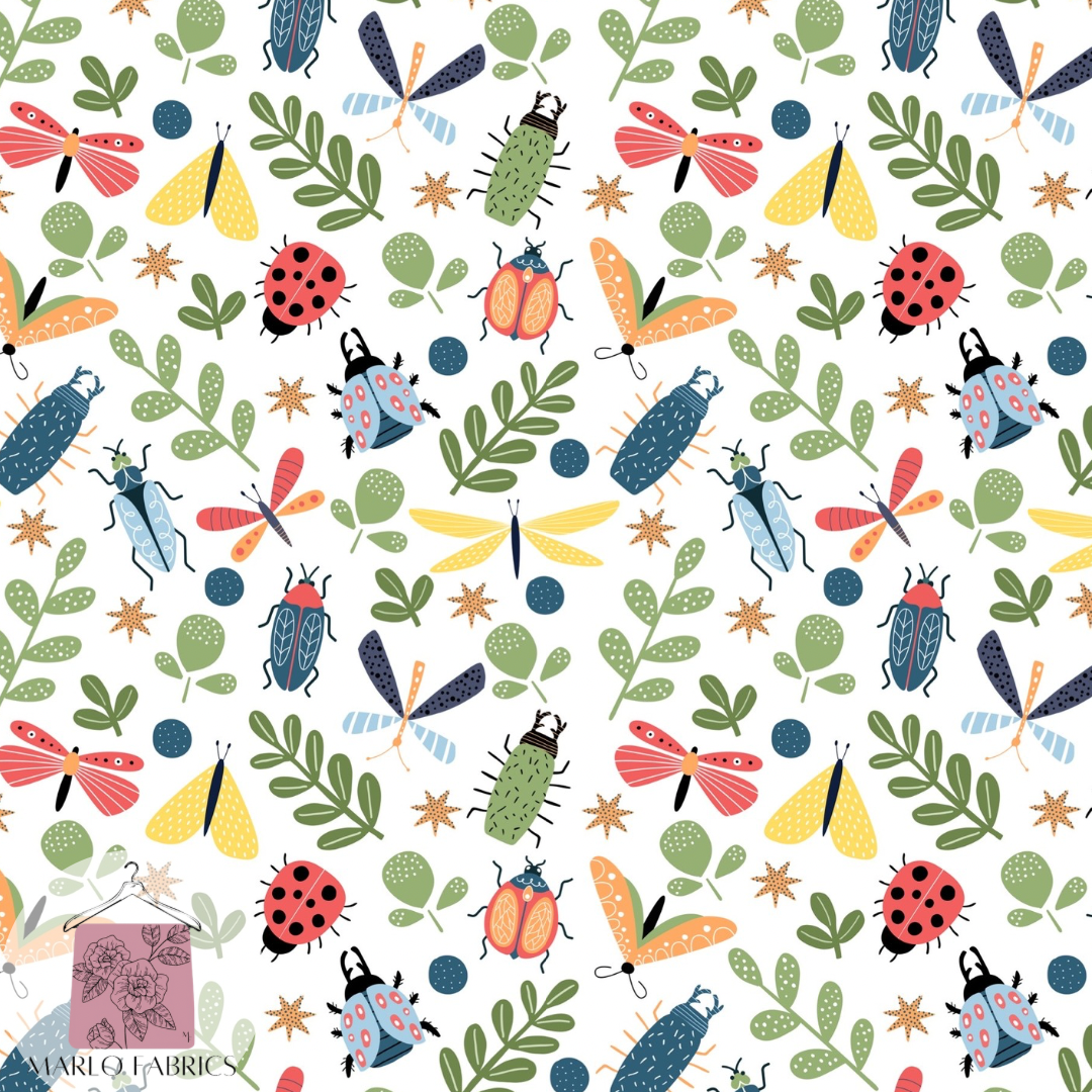 Rainbow Bugs - white - Pre Order 829