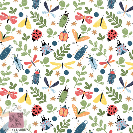 Rainbow Bugs - white - Pre Order 829