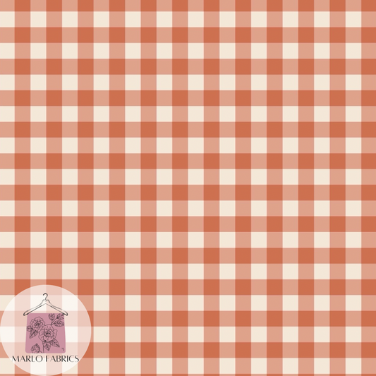 Rust Gingham - Pre Order 922