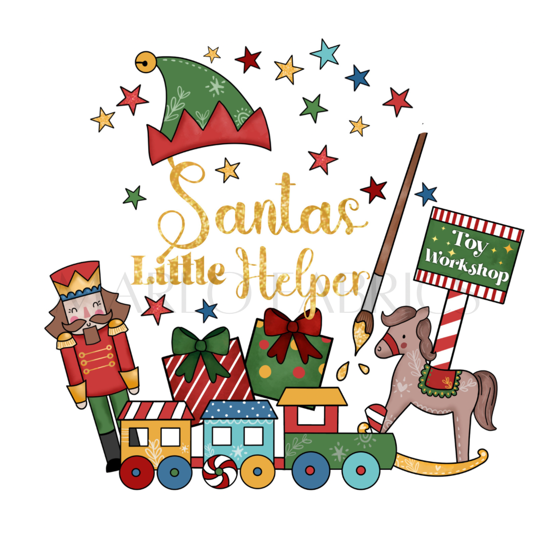 Santas Little Helper - Heat Transfer