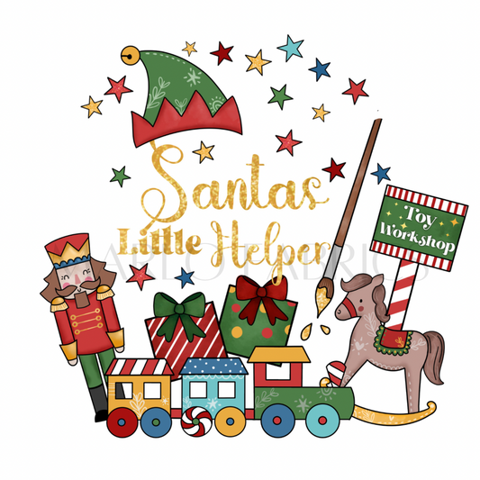 Santas Little Helper - Heat Transfer