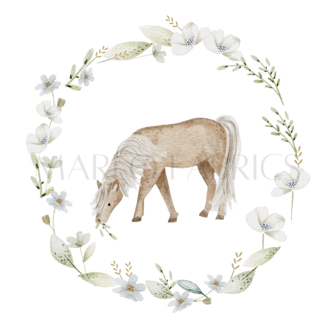 Pony Wreath  - Heat Transfer