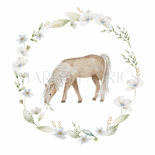 Pony Wreath  - Heat Transfer