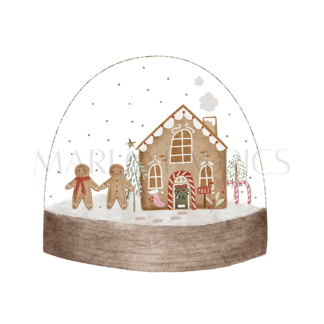Gingers Snowglobe  - Heat Transfer