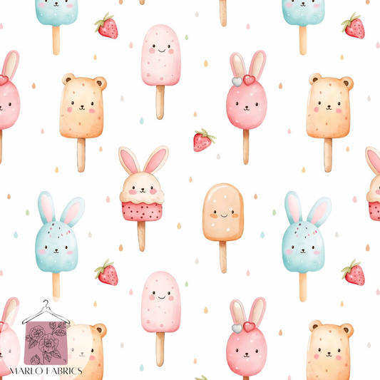 Cute Icecreams - White - Order 751