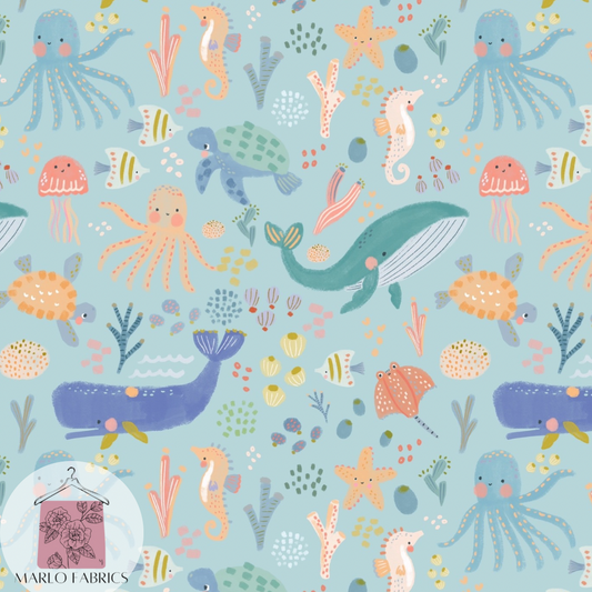 Little Ocean - Aqua - Order 756