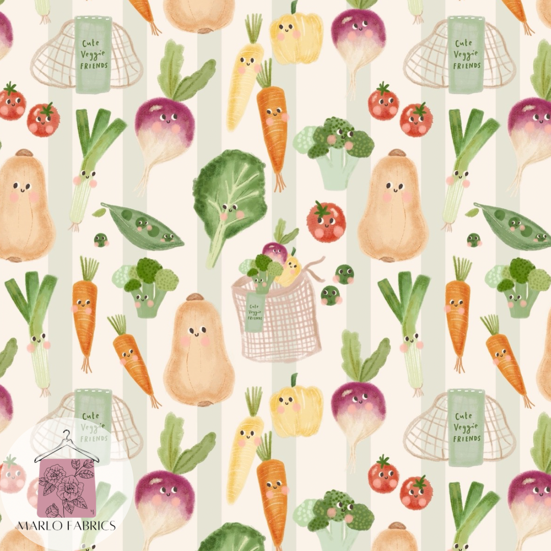 Veggie Garden - Stripe - Pre Order