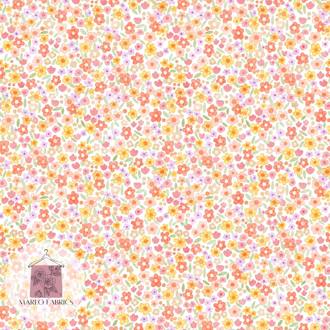 Peach Ditsy Floral   - Pre Order 467