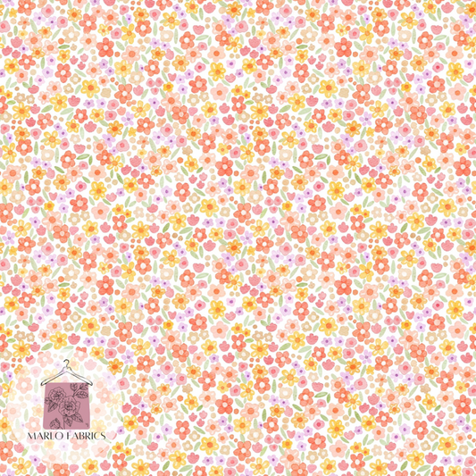 Peach Ditsy Floral   - Pre Order 467