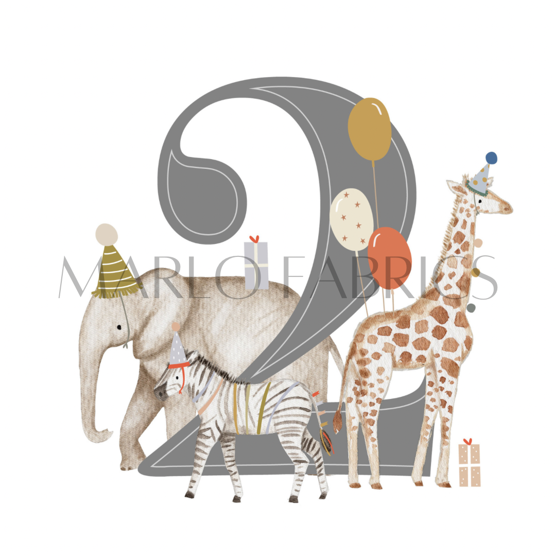 Safari - Two - Heat Transfer - IN STOCK