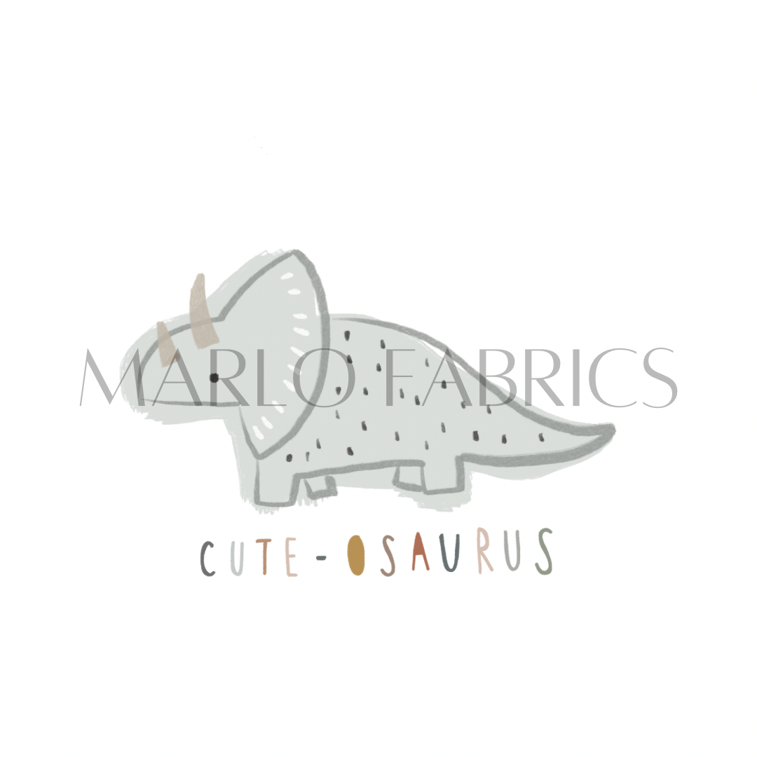 Cute-osaurus - Blue  - Heat Transfer