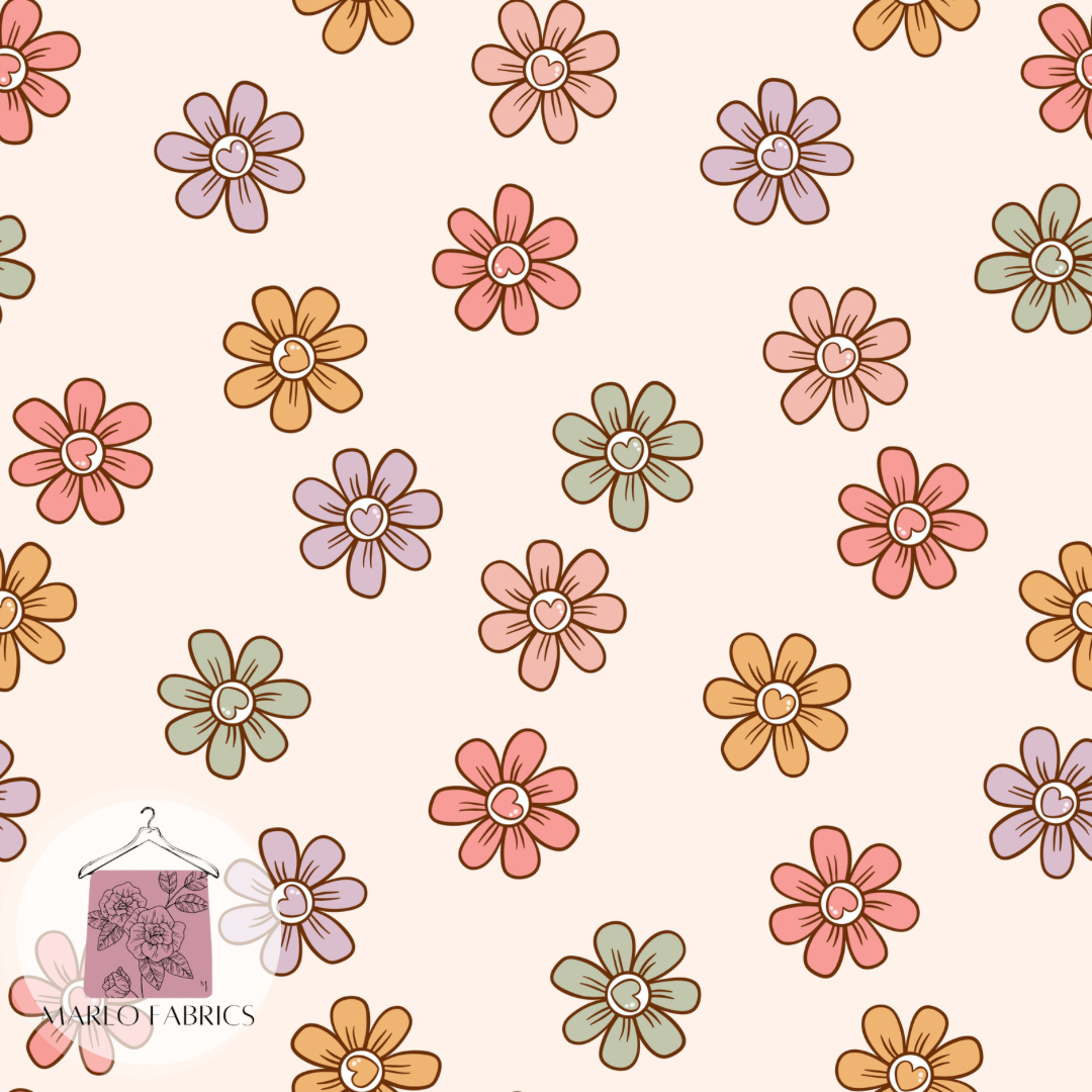 Retro Pastel Daisies  - Pre Order 487