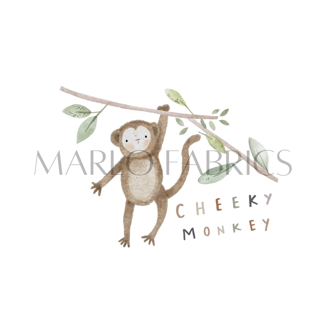 Cheeky Monkey  - Heat Transfer - IN STOCK