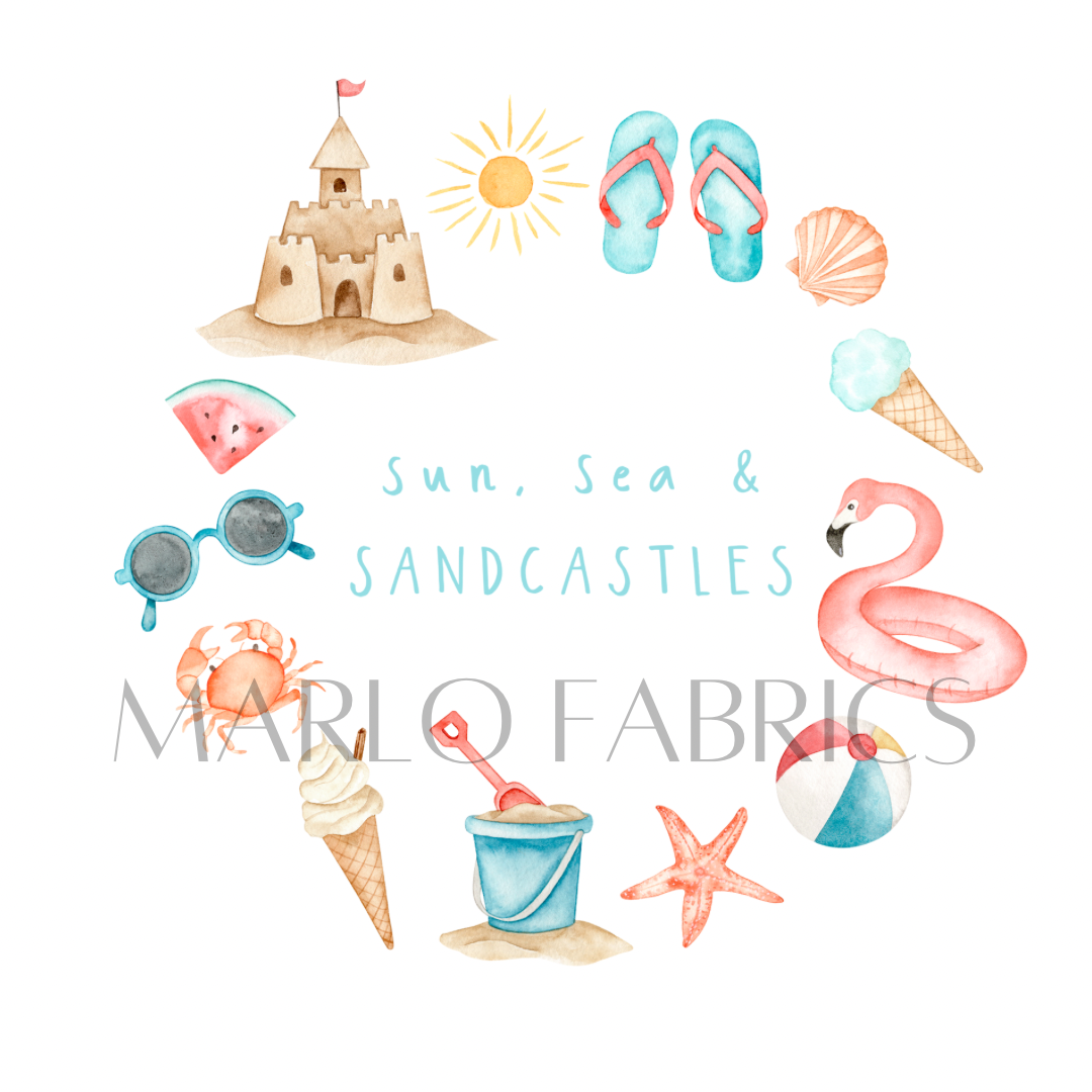 Sun, Sea & Sandcastles - Heat Transfer  - IN STOCK