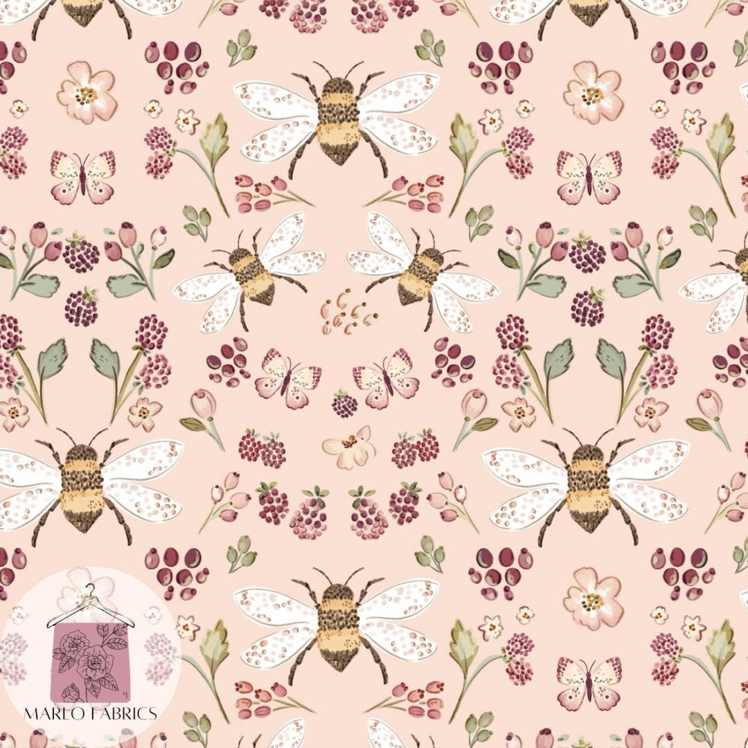 BlackBerry Bees - Cotton - Pre Order