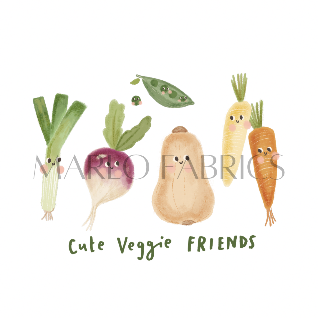 Cute Veggies Friends  - Heat Transfer