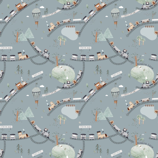 Train Track - Denim PRE-ORDER