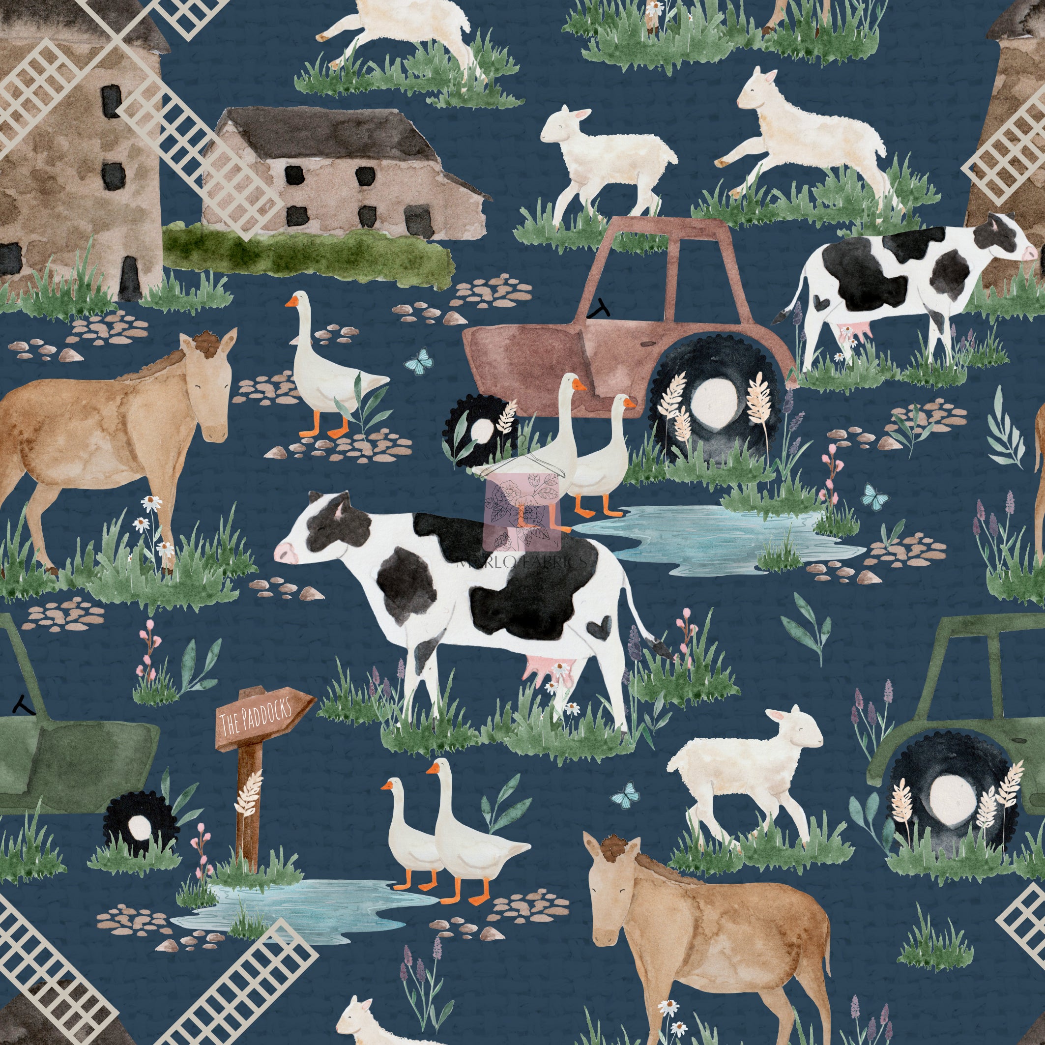 The Paddocks - Night PRE-ORDER *Exclusive* 6 – marlofabrics