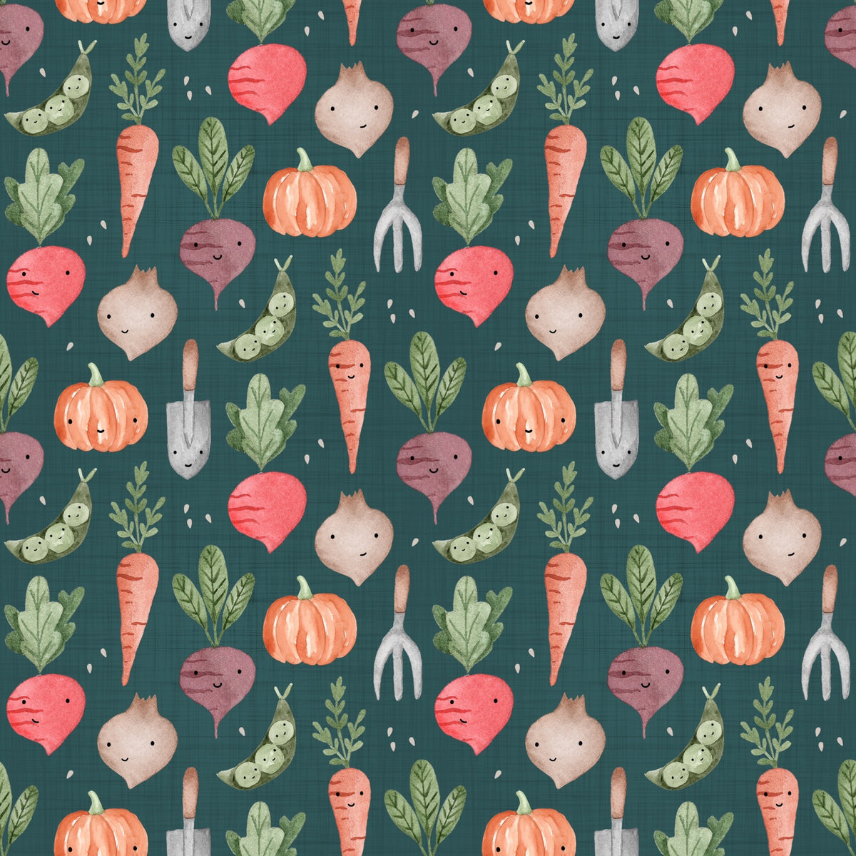 Veggies - Teal - Pre Order 104