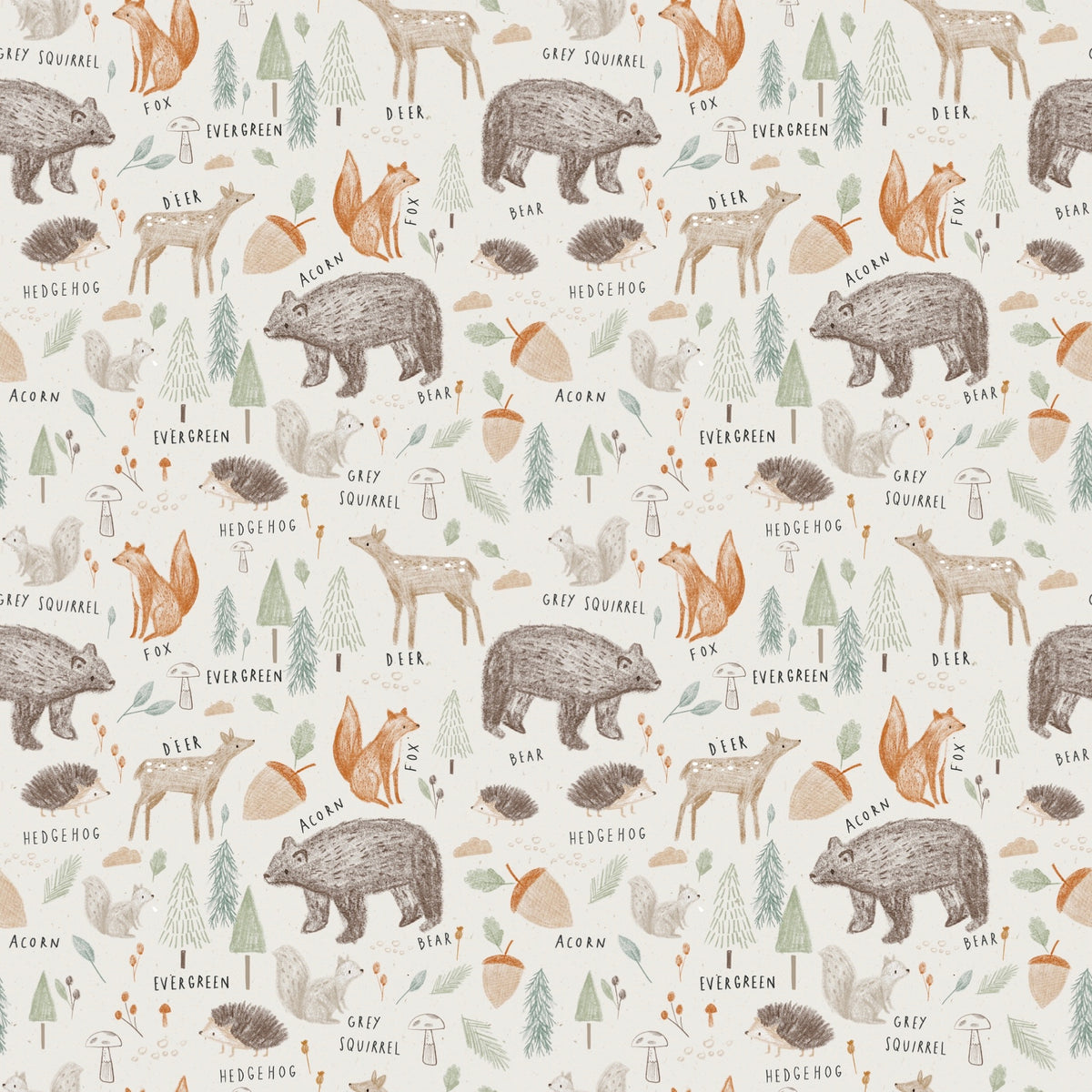 Woodland - Ecru - Pre Order 92