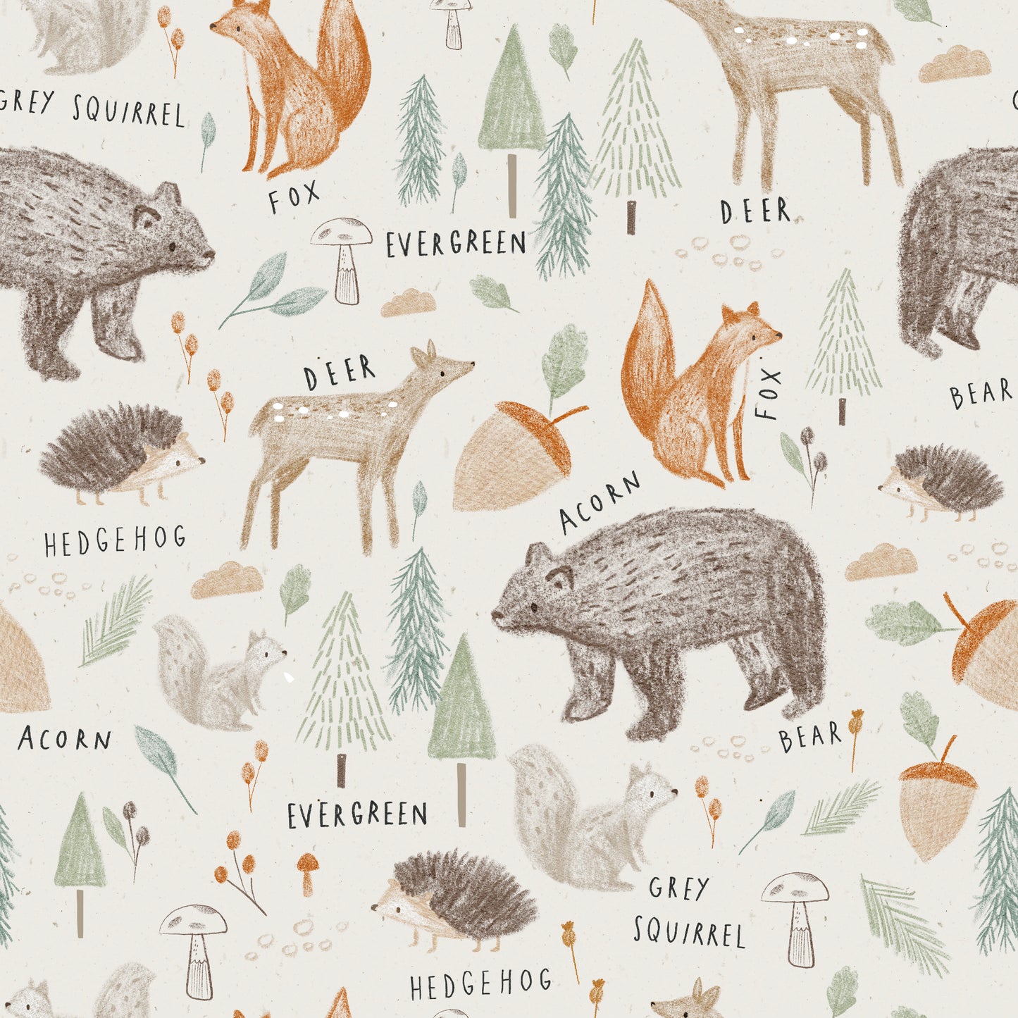 Woodland - Ecru - Pre Order 92